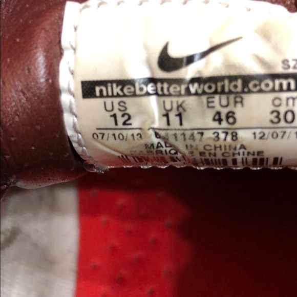 Nike Soccer French Flag Shoes Size 12 - Picture 6 of 7